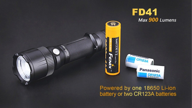 Flashlight Fenix FD41, water resistant