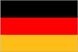 FLAG 30 x 46 cm with wooden stick GERMANY