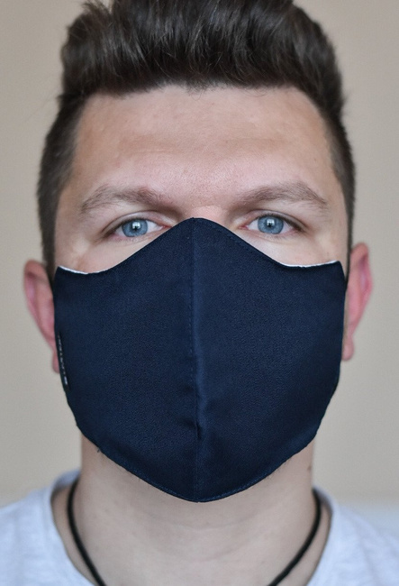 Urban Gear reusable mask with integred filter SIAS  - Lecter Tactical - Midnight Blue