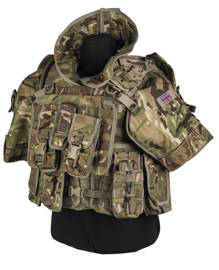 British MTP Camo Vest Osprey MKIV Used