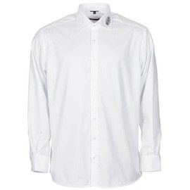 White ETERNA service shirt with "Security" embroidery, WHITE