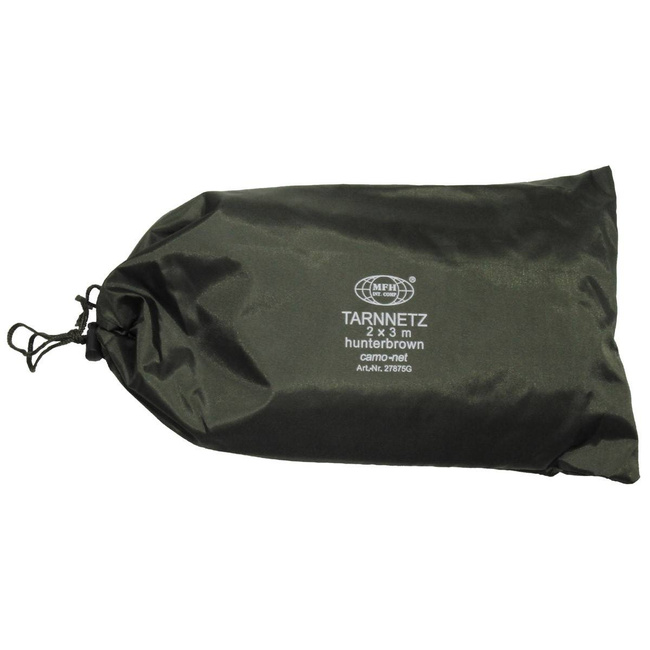 Camo Net, 2x3m, hunter-brown, with PVC bag