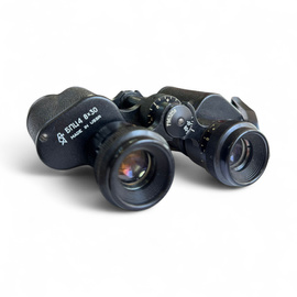 Vintage Binoculars with Neck Strap and Eyepiece Cover – БПЦ4 8x30 – USSR – Rare – Collectible – Military Surplus from the Romanian Army – In Good Condition