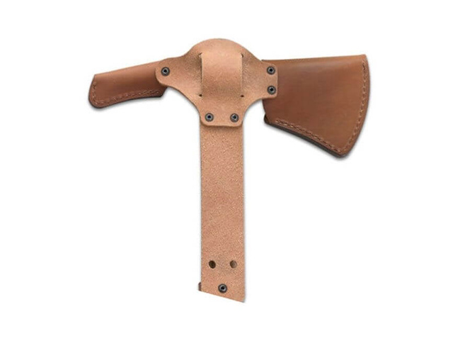 LEATHER SHEATH FOR WOODS KANGEE T-HAWK - CRKT