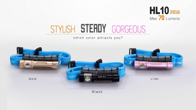 Flashlight Fenix HL10, water resistant