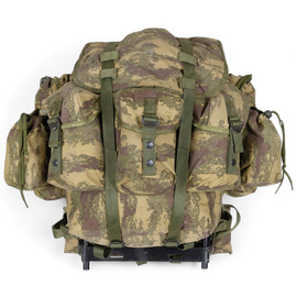 External Frame Backpack -Turkish Army Military Surplus - Turkish Armed Forces Digital Camo - M2008 Pattern - Used