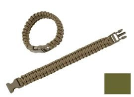 PARACORD SURVIVAL BRACELET - Green