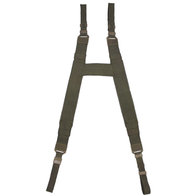 French suspender, OD green, used