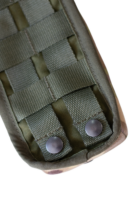 POUCH FOR CORDAGE STATION, COMBAT CAMOUFLAGE - MILITARY SURPLUS FROM ROMANIAN ARMY - LIKE NEW