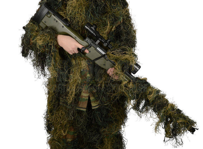 GHILLIE SUIT - 4 PIECES - Mil-Tec - WOODLAND
