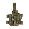 Right leg tactical holster - adjustable with Molle system - Flecktarn Camouflage