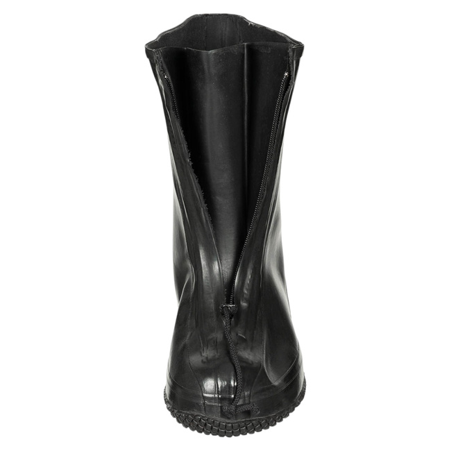 RUBBER OVERSHOES WITH ZIPPER - GERMAN ARMY MILITARY SURPLUS - USED