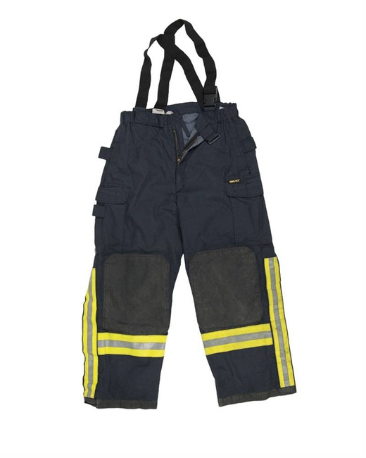 GERMAN PROTECTION PANTS - GORETEX - DARK BLUE - MILITARY SURPLUS - USED