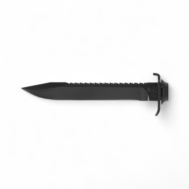 Glock FM81 military survival knife with serrated blade - Black