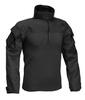 COTTON COMBAT SHIRT - BLACK