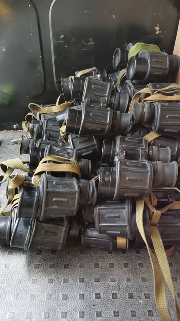 VALDADA I.O.R. 7x40 MILITARY BINOCULARS WITH INFRARED FILTER - MILITARY SURPLUS ROMANIAN ARMY - USED