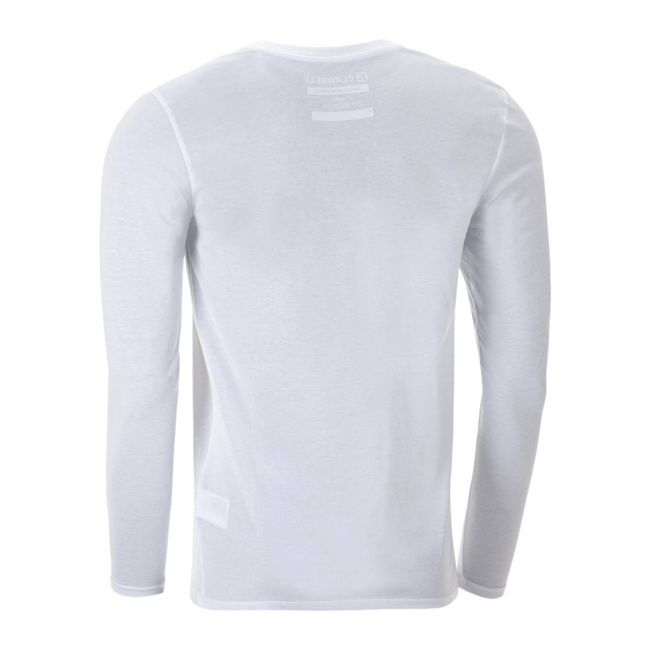 BASIC LONG SLEEVE T-SHIRT - WHITE - CLAWGEAR
