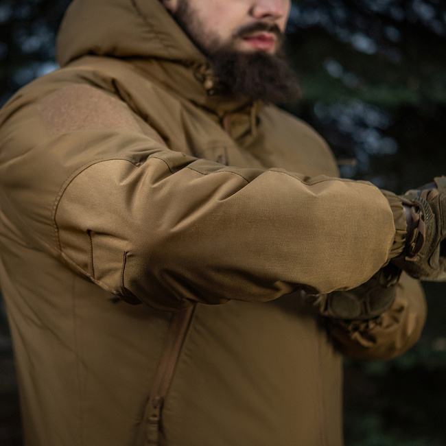 Winter Jacket for Temperatures Down to -20 Degrees Celsius - Alpha Gen.III Pro Primaloft - Coyote - M-Tac