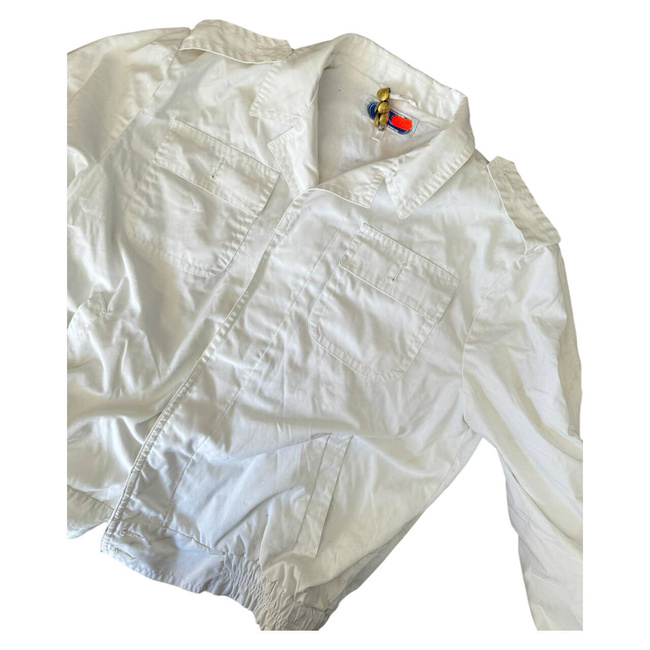 Cadet's Jacket - Romanian Military Surplus - White - Used