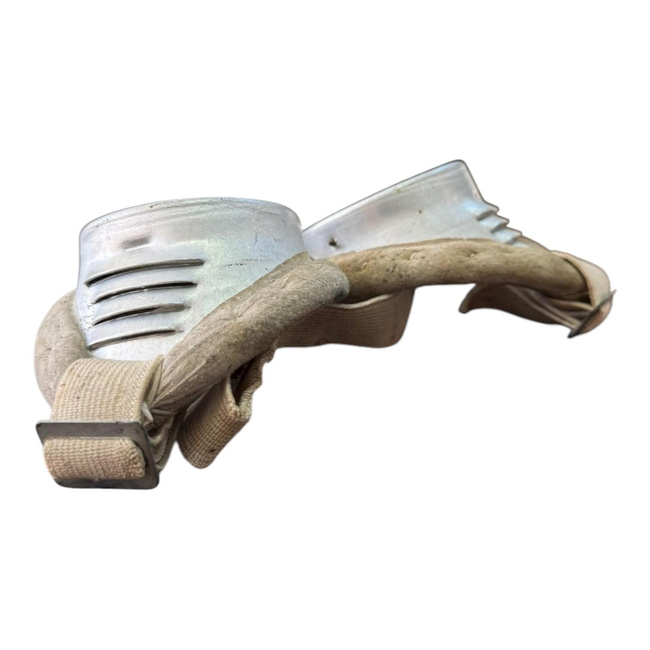 Aluminum Welding Goggles - 1970s - RSR Industry - Romanian Army Military Surplus - Metallic - In Good Condition