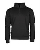 TACTICAL SWEATSHIRT WITH ZIPPER - Mil-Tec - BLACK