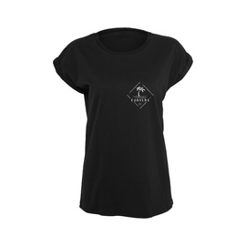 WOMEN'S T-SHIRT - FORVERT PRINT - BLACK - MOJAVE - BRANDIT