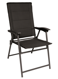 BLACK ARMY FOLDING CHAIR