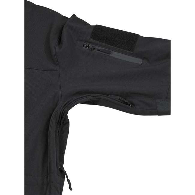 SOFT SHELL JACKET "HIGH DEFENCE" - BLACK