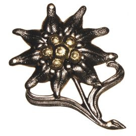 BW Beret Badge, "Edelweiss", metal