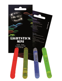 MINI LIGHT STICKS SET - 10 PIECES - 4.5 x 40 MM - Mil-Tec - RED