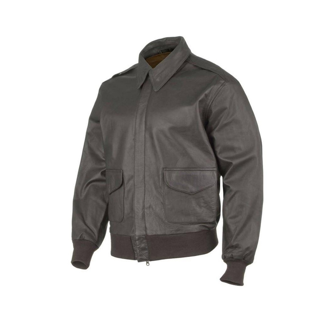 US Brown A2 LEATHER FLIGHT JACKET
