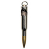 Key chain, ring, trinket, cartridge, bullet, Mosin, silver, with bottle opener