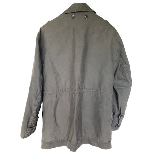 NATO FIELD JACKET WITHOUT LINING - MILITARY SURPLUS DUTCH ARMY - 80'S-90'S - OD GREEN - USED