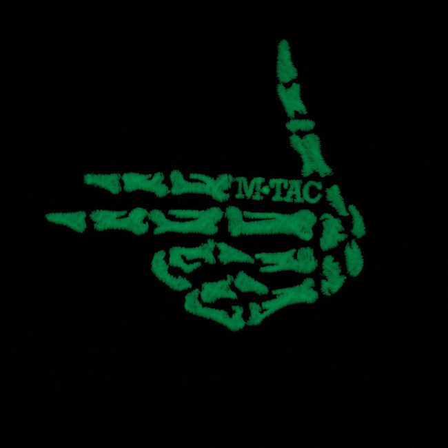 SKELETON SHOOTER PATCH (EMBROIDERED) - BLACK - M-TAC