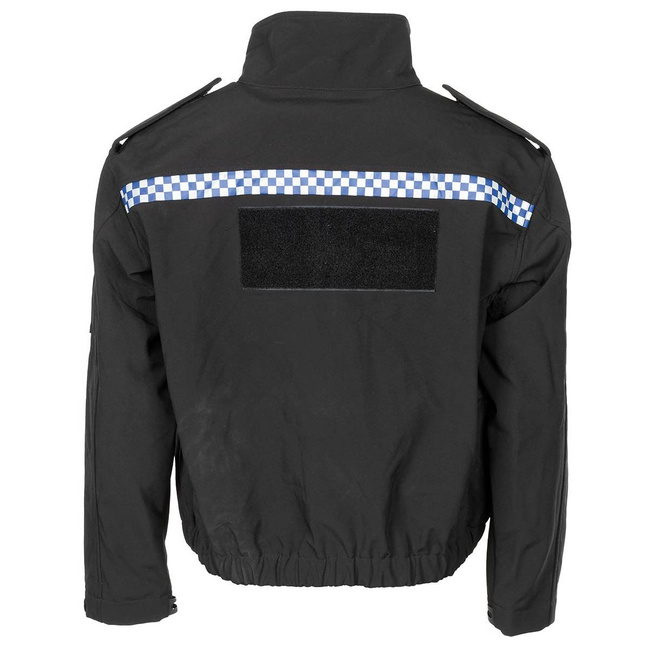 GB SOFT SHELL JACKET "POLICE" - WINDPROOF - BLACK - USED