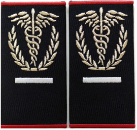 Embroidered chief medic SMURD Badge (custom message)