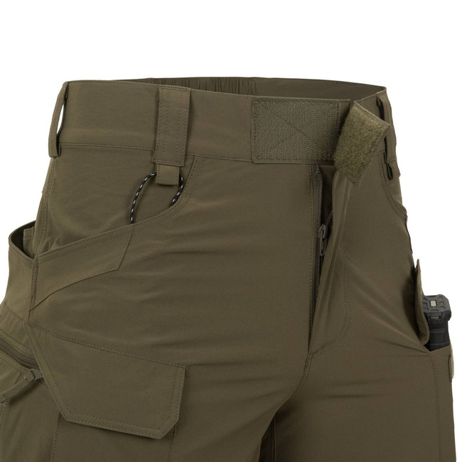 OUTDOOR TACTICAL ULTRA SHORTS - VERSASTRECH LITE - TAIGA GREEN - HELIKON