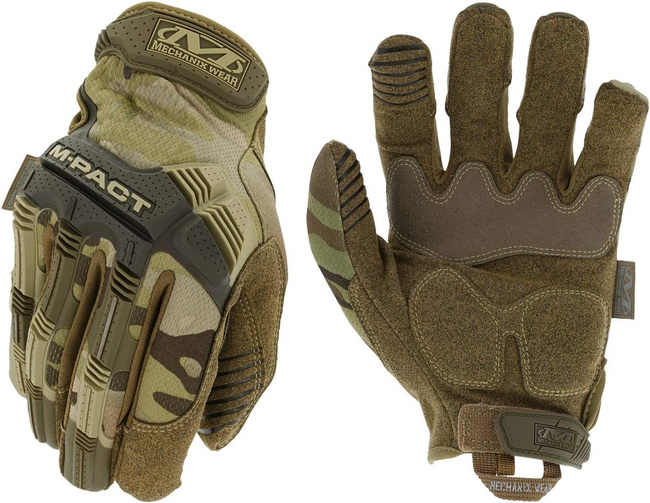 TACTICAL GLOVES - M-PACT - MECHANIX - MULTICAM