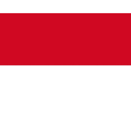 FLAG - 90 x 113 CM - MONACO - NEW