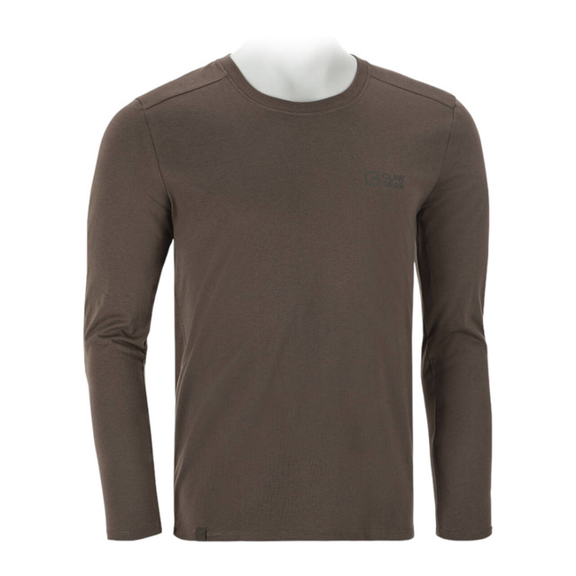 BASIC LONG SLEEVE T-SHIRT - STONEGREY OLIVE - CLAWGEAR