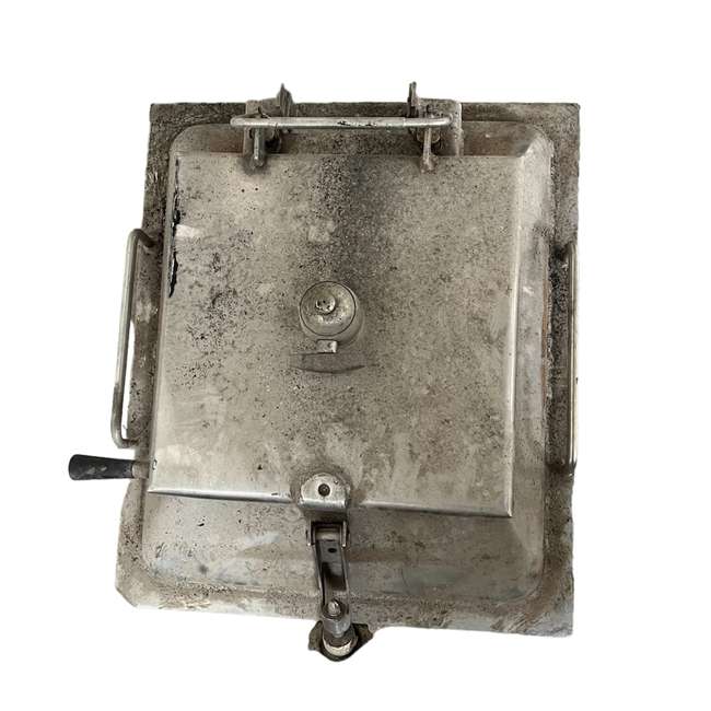 Stainless steel boiler with lid - Field Kitchen - Military Surplus from Romanian Army - 60L - Used