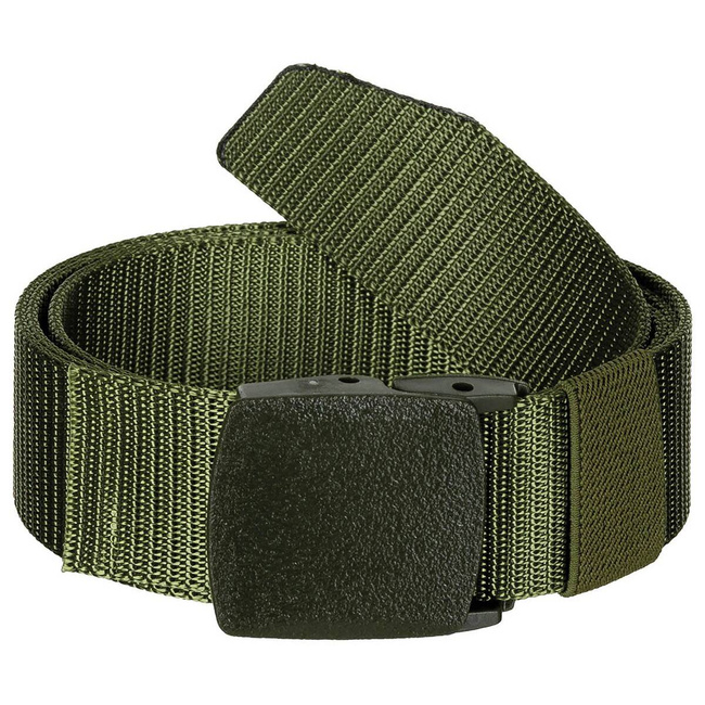 WEB BELT, "TACTICAL" 3.8 CM - OD GREEN - MFH