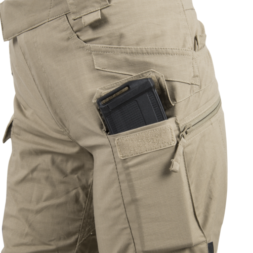 WOMEN'S URBAN TACTICAL PANTS -  UTP Resized  - POLYCOTTON RIPSTOP - Helikon-Tex - OD GREEN - LENGTH 32