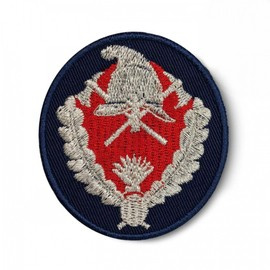 Emblema coifura Pompieri IGSU - Soldati - aplicare prin coasere