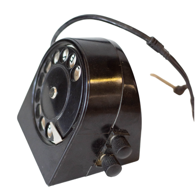 DIAL AND RECEIVER FOR TC-72 F-1600 FIELD TELEPHONE - V1 - MILITARY SURPLUS FROM ROMANIAN ARMY - IN GOOD CONDITION