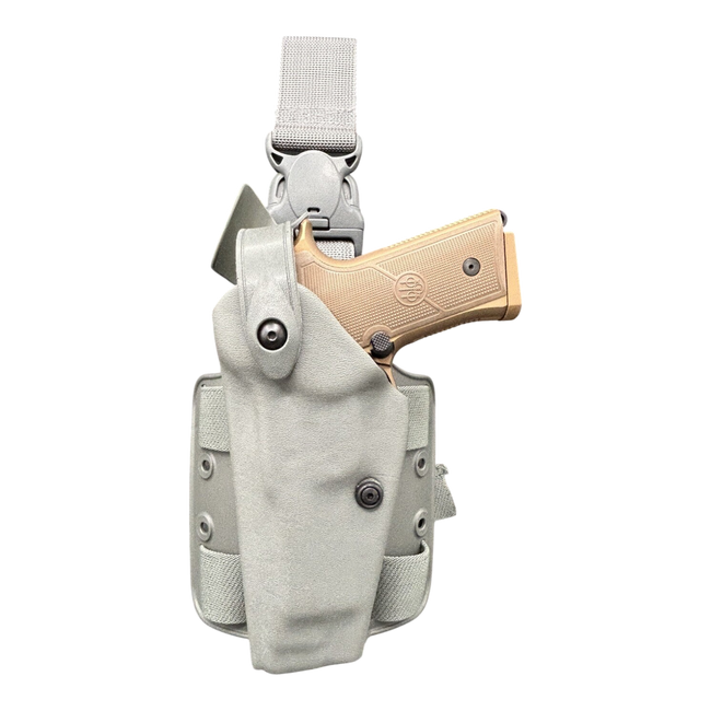 Detachable tactical holster - Safariland Mod. 6005 SLS - left-side attachment - Foliage Green