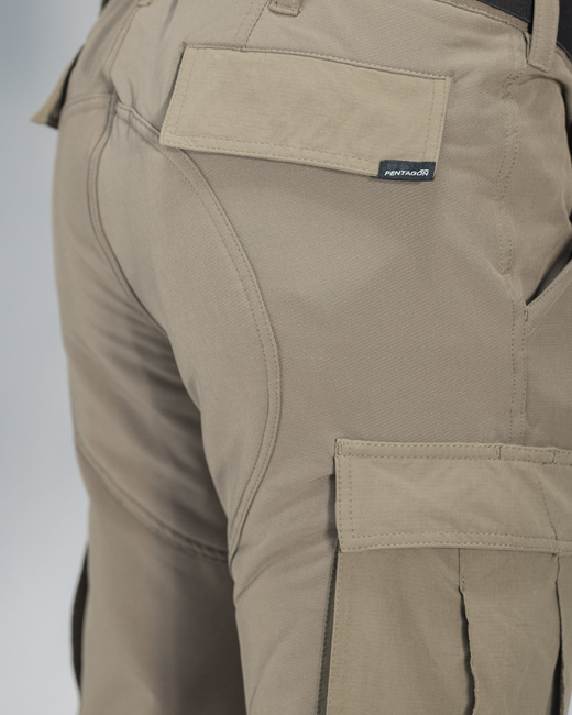 BDU 2.0 Pants with Elastic Waist and Fleece Lining - Arctic - K05068 - Coyote - Pentagon - Length 32 inches