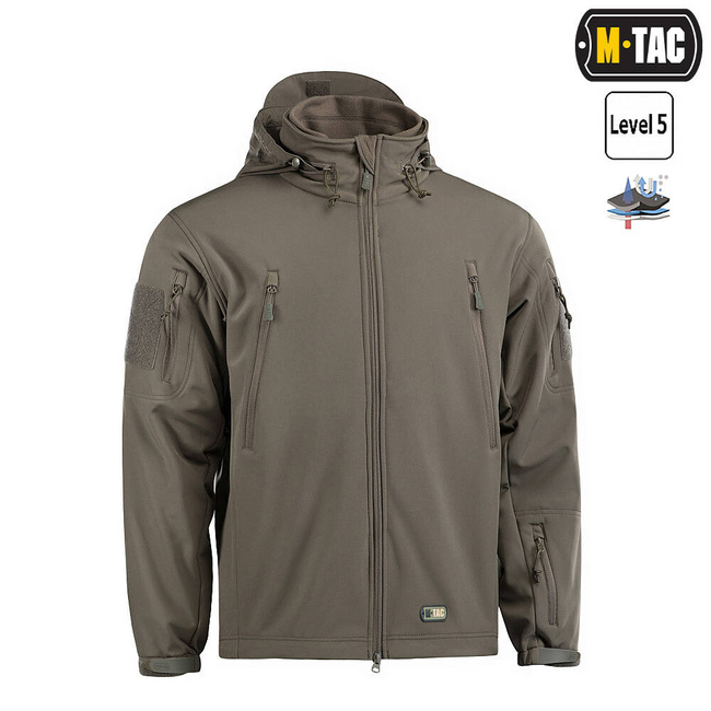 SOFTSHELL JACKET WITH LINING, OLIVE - M-TAC