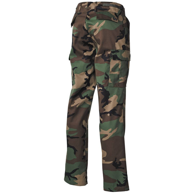 US COMBAT PANTS - BDU - MFH® - WOODLAND CAMOUFLAGE