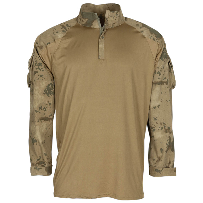 COMBAT SHIRT WITH BACK INSCRIPTION - GÜVENLIK KORUCUSU - M2018 - TURKISH ARMY MILITARY SURPLUS - CAMO - LIKE NEW